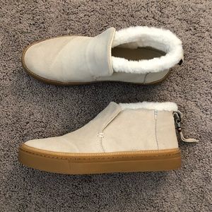 Like New Toms Birch Suede Women’s Paxton Slip-ons